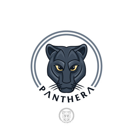 Head panther animal   design vectorのイラスト素材