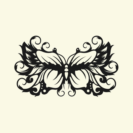 silhouette butterfly animal design vectorのイラスト素材