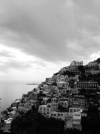 Stacked Settlement - Positano - Italyの写真素材