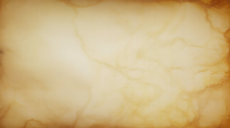 This is a highresolution image of an aged paper texture perfect for creating vintage or antique effects in graphic design projects The background features subtle sepia tones creating a warm and nostalgic feel The paper has a slightly mottled appearance with areas of darker and lighter shades which adds depth and visual interest It could also be used as a background for photographs or invitations The textures creates an authentic antique lookの素材