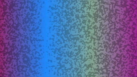 This image showcases an abstract background featuring a textured pattern spread across a vibrant gradient of blue green and pink tones The mottled pattern creates a sense of depth and visual interest making it suitable for various design applications The blending of colors from a cool blue on the left to a soft green in the center and a warm pink on the right provides a dynamic and eye catching effect The textures add a layer of complexity enhancing the overall aesthetic appeal for backgrounds or artistic projectsの写真素材