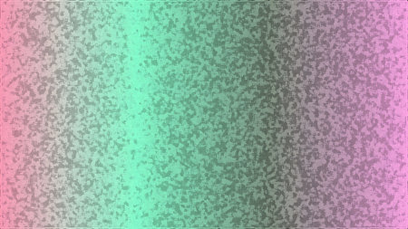 This abstract background features a smooth gradient transition between pastel pink gray and mint green colors The image is overlaid with a subtle noise effect adding texture and depth to the design Perfect for use as a website background graphic overlay or as a visual element in digital art and presentations The soft pastel palette evokes a sense of calm and serenity making it suitable for various creative applicationsの写真素材