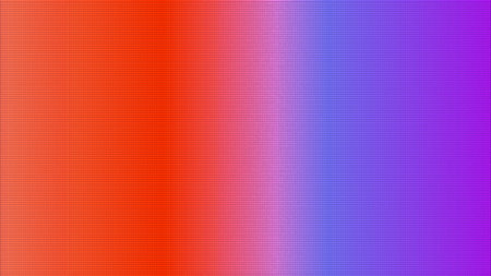 An abstract gradient background transitions seamlessly from a warm orange hue to a cool purple tone The pixelated texture adds depth and visual interest making it suitable for a wide range of creative projects This vibrant and versatile backdrop can be used for web design graphic design presentations and other digital art projects It provides a contemporary and eye catching element for any visual compositionの写真素材