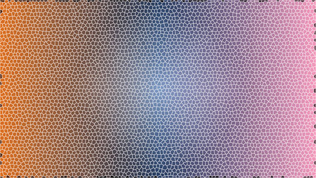 A beautifully crafted abstract background featuring a mosaic tile design with a stunning gradient effect The mosaic tiles are small irregular shapes creating a unique and eyecatching pattern The gradient transitions smoothly across the image from orange hues to blue and then to pink tones This design would be perfect for wallpapers web backgrounds or any project needing a vibrant and modern touch The intricate details of the mosaic add depth and visual interest making it a versatile assetの写真素材