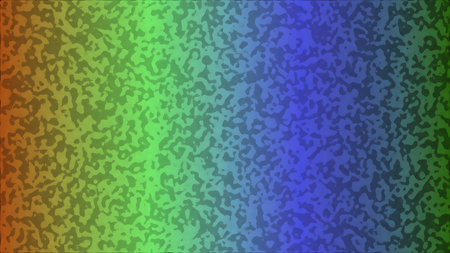 This captivating abstract background showcases a vibrant gradient transitioning through hues of orange green and blue The entire composition is overlaid with a subtle textured pattern adding depth and visual interest This versatile image is ideal for use in graphic design projects website backgrounds presentations or any application where a modern eyecatching backdrop is desired The smooth color transitions and intricate texture create a dynamic yet harmonious visual effect Use it to enhance your designs and capture attention effectivelyの写真素材