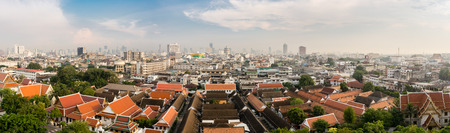 BANGKOK, THAILAND - OCTOBER 2014 - Panoramic view on Bangkok, Thailandのeditorial素材