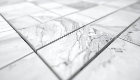 White marble tiles texture and background. High resolution photo. Full depth of field.の素材