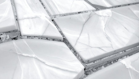 White marble tile wall texture background pattern with high resolution for interior design.の素材