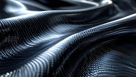 Closeup of metallic material. 3d rendering, 3d illustration.の素材