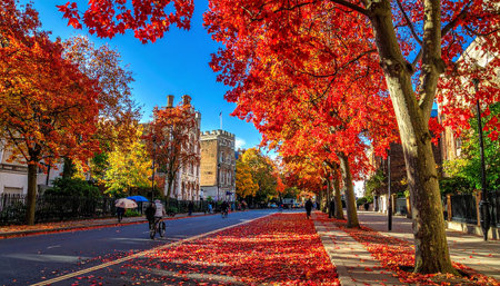 Autumn in London.の素材
