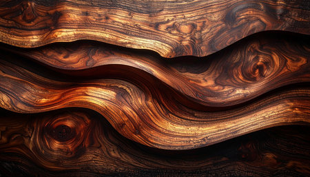 Wooden texture for background. 3d rendering, 3d illustration.の素材