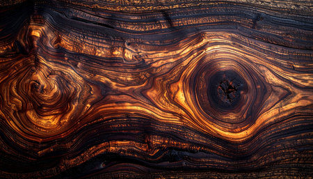 Wooden texture with natural patterns as a background. Toned.の素材