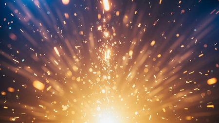 Abstract background with sparks and lines. Different shades and thickness. 3d renderingの素材