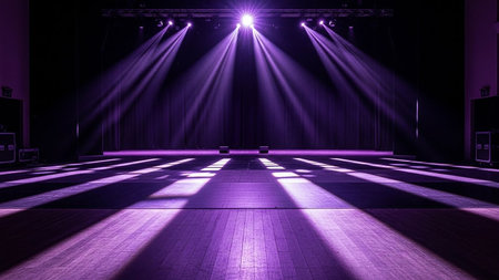 stage lighting effect in the dark, stage lighting effect in the darkの素材