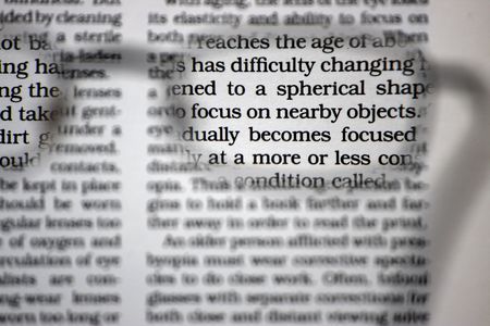 Reading Glassesの写真素材