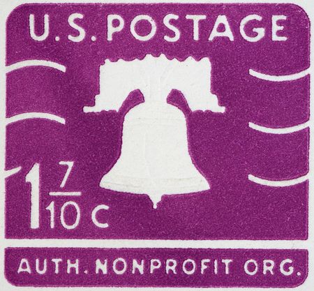 Vintage USA  postage stampの写真素材