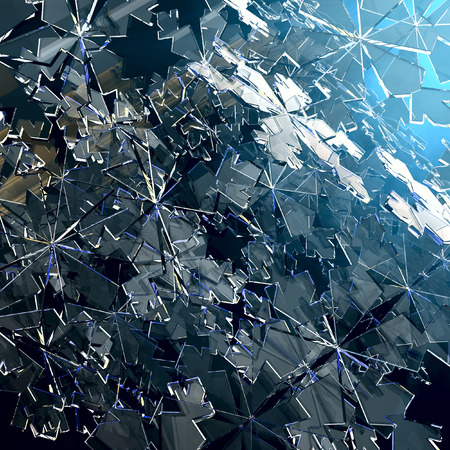 3D colorful and bright snowflake background.Winter holidays backgroundの写真素材