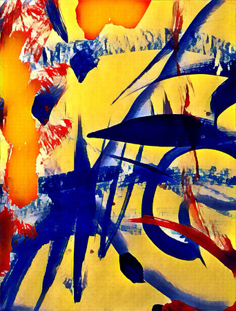 Abstract colorful acrilic painting for collage and designの写真素材