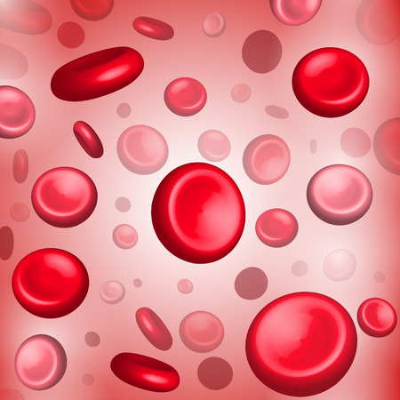 red blood cells medic illustration and abstract backgroundの写真素材