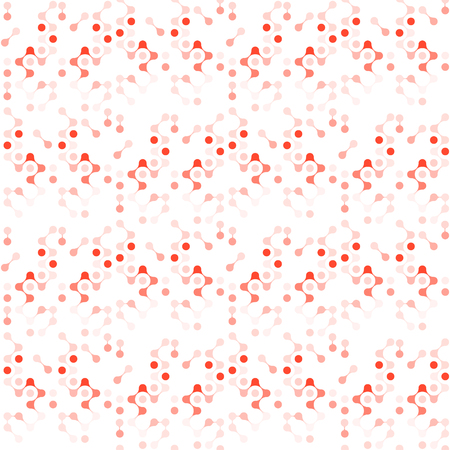 multicolor molecules seamless pattern vector eps10 for fabric, paper and web designのイラスト素材