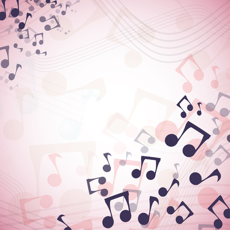 multicolor music background for fabric, paper and web designのイラスト素材