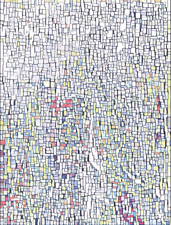 Abstract acrylic painting