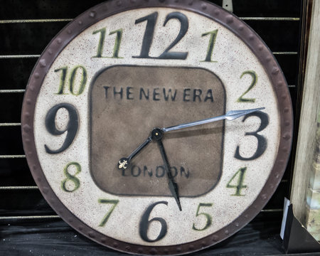 Old antique watch on display