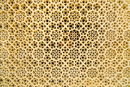 Detail of a carved marble window in Fatehpur Sikri, Uttar Pradesh, Indiaのeditorial素材