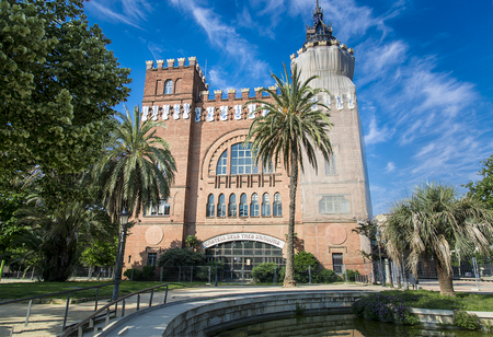 The castle of three dragons in Barcelona, ??Spain.のeditorial素材