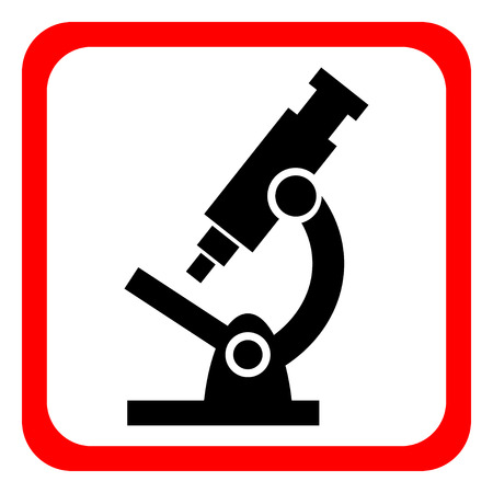 microscope icon. Vector illustration.のイラスト素材