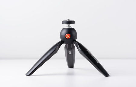 Phone Tripod - September 1, 2024 Stavropol, Russiaの写真素材