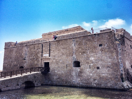 Full view of Castle in Paphos