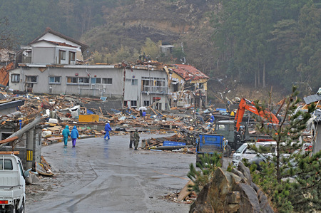 Great East Japan Earthquake Tsunamiのeditorial素材