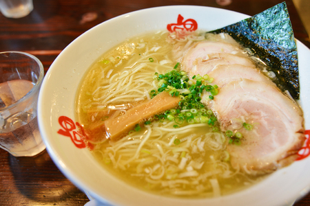 Japanese ramen noodlesの写真素材