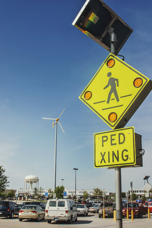 Pedestrian Crossing Signの写真素材