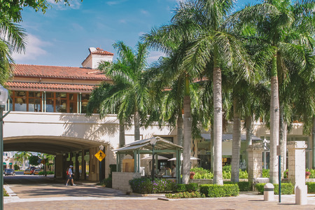 Scenery of the mall in West Palm Beachのeditorial素材
