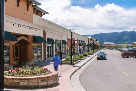 Scenery of the shopping mallのeditorial素材