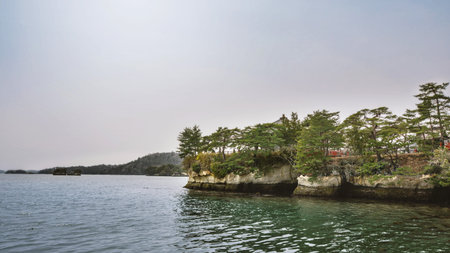 Matsushima of the three most beautiful views in Japanの写真素材