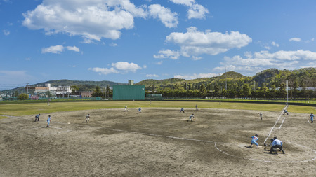 High School Baseball playerの写真素材