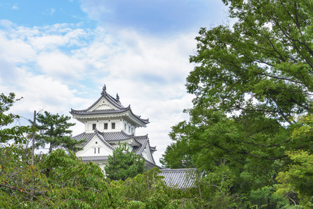 Scenery of the Ogaki Castle in Gifu Prefecture, Japanのeditorial素材