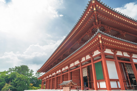 Scenery of Yakushi-ji Temple in ancient city Naraのeditorial素材
