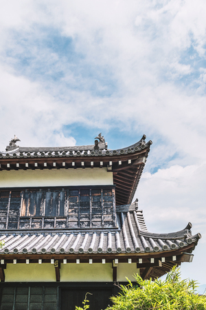 Scenery of the Koriyama Castle in Yamatokoriyama city, Nara, Japanのeditorial素材