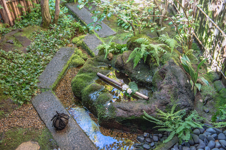 The beautiful spot garden of samurai residenceのeditorial素材