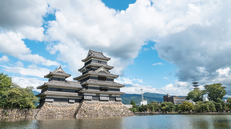 Scenery of Matsumoto Castleのeditorial素材