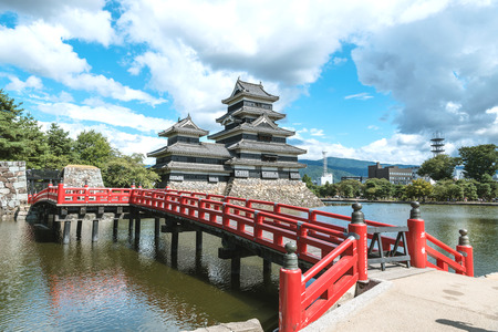 Scenery of Matsumoto Castleのeditorial素材