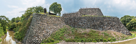 Scenery of the Koriyama Castle in Yamatokoriyama city, Nara, Japanのeditorial素材