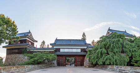 Scenery of the Ueda castleのeditorial素材