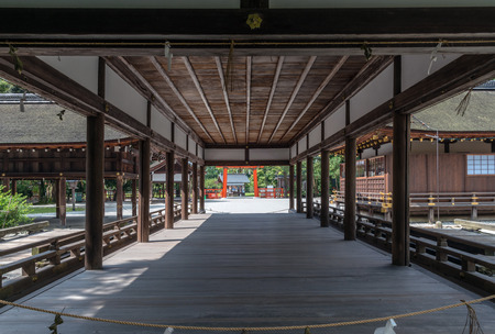 Scenery of the Kamigamo Shrine in Kyotoのeditorial素材