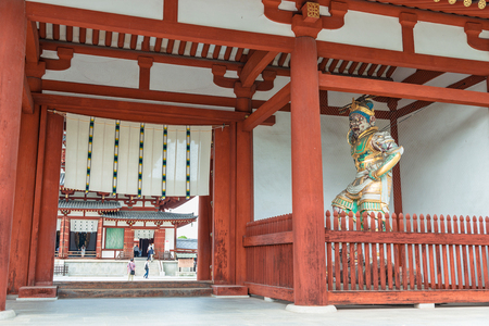 Scenery of Yakushiji Temple in ancient city Naraのeditorial素材