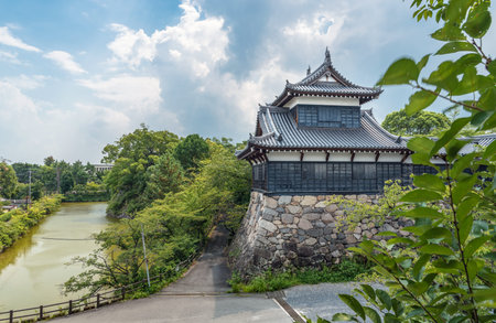 Scenery of the Koriyama Castle in Yamatokoriyama city, Nara, Japanのeditorial素材